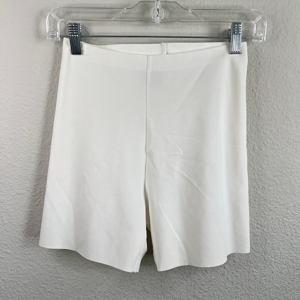 Greyson Artic White High Rise Bike Golf Shorts Women's Small Sports Athleisure